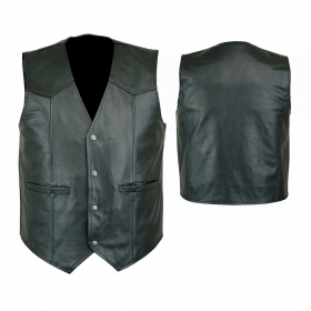 Motorbike-leather-vest