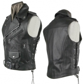 Motorbike-leather-vest