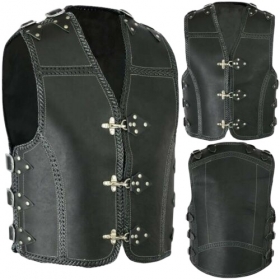 Motorbike-leather-vest