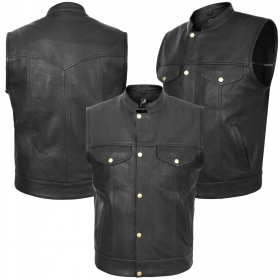 Motorbike-leather-vest