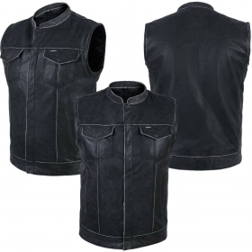 Motorbike-leather-vest